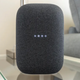 The Nest Audio smart speaker.